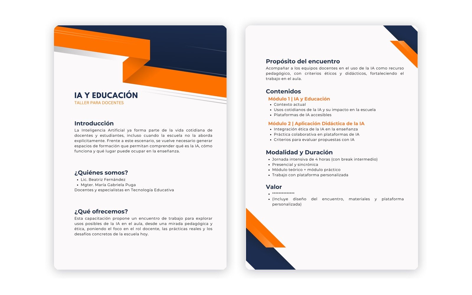 Formación de formadores en IA aplicada a la educación