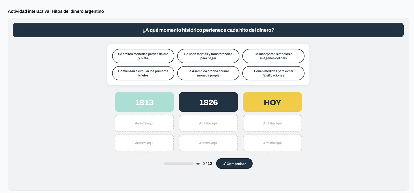 Experiencias STEM+ — actividad interactiva